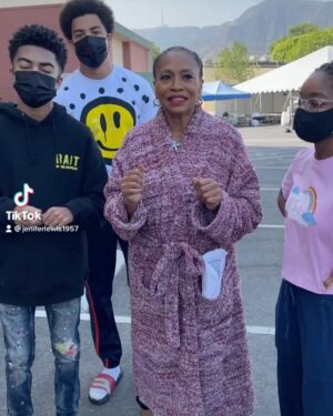 Jenifer Lewis Instagram - I love my Blackish grandchildren!! 
*
*
*
#Blackish #grandchildren #JeniferLewis #TheMotherOfBlackHollywood #InTheseStreets #tiktok
