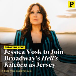 Jessica Vosk Instagram - @jessicavosk is getting ready to pawn it all! The celebrated beltress will join the cast of @hellskitchenbway this winter. To find out more, visit the link in our bio. 

📸 @heathergershonowitz