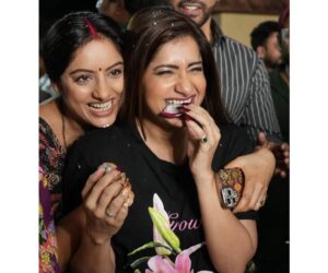 Jia Mustafa Instagram - 300 episodes today. 🥹♥️🧿

#mangallakshmi @colorstv @officialjiocinema