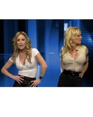 Jillian Warry Barberie Instagram - Throwing it back to some unforgettable Super Bowl moments during my time as a co-host for the NFL on FOX! From twinning with @pamelaanderson, hanging with the legendary Terry Bradshaw, and hosting the Maxim Super Bowl Party in 6-inch stilettos, to rocking a red dress just weeks after giving birth to Rocco…talk about a wild ride! #SuperBowl #NFL #nflonfox