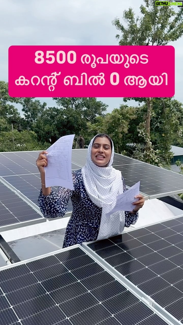 Jinsha Basheer - 11K Likes - 8500 രൂപയുടെ കറന്റ് ബിൽ 0 ആയി
#kseb #solar #ongridsolar #solarsystem #adanisolar #solarenergy #solarpanels #electricitybill #kseb_solar #purapurasolar #solarpower #homesolar #3kwsolarsystem #5kwsolarsystem #instagood #viralreels #viralvideos #trendingreels #trending #trendingnow