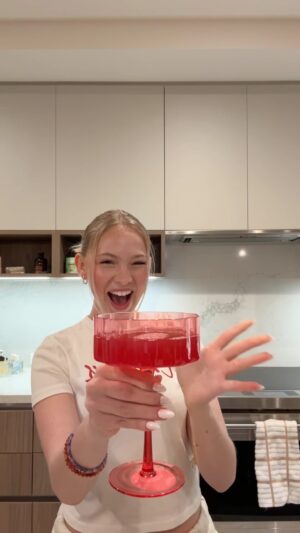 Jordyn Jones Instagram - I’m making this everyday now.. tag me in your recreations using my cherry lime energy drink with @getgorgie 🍒🍋‍🟩 avail on amazon, gorgie website, tiktok shop & the link in my bio ❤️ CHEERS!!!!!