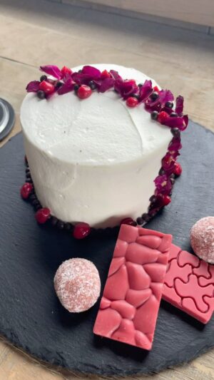 Judy Joo Instagram - So…. Yup… it’s my birthday.  Thank you everyone for the well wishes.  I’m trying to ignore my birthday… but, thank you everyone… I guess I should celebrate… a little bit.  Xx
.
.
Thank you for this gorgeous cake @awasiexperience!