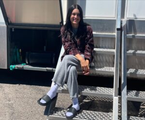 Julia Jones Instagram - #RezBall is out on @netflix today. Hard to describe how magical it was to make this film, how much joy there was on set every day, and how grateful I am to have been a part of it. Massive thank you to @sydneyfreeland for leading the way and to everyone involved who left a piece of themselves on the court.🏀❤️🔥🏜️🐑❤️🔥