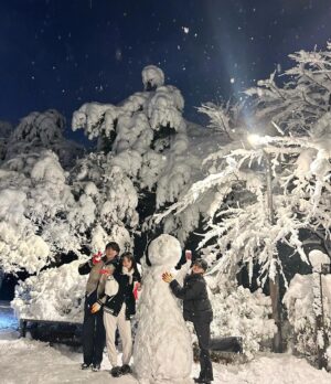 Jung Bo-min Instagram - 엘모 눈사람 완성☃️(원래 징징이 만들랬는데..)