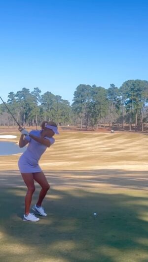 K.D. Aubert Instagram - ⛳️This course is AMAZINGGGG! ⛳️ @bluejacknational Designed by the one & only @tigerwoods Day 1 #theGolfingActress #MadameAubert