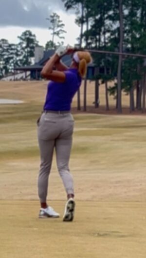 K.D. Aubert Instagram - ⛳️When you drive over 200 yards to Par the hardest hole on the course! ⛳️🏌🏽‍♀️Team KD! @bluejacknational #TheGolfingActress #MadameAubert