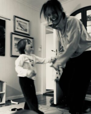 Kara Tointon Instagram - Here’s to hoping my boys always wanna take a turn with Muma. #dancing good for the soul.