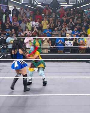 Karen Yu Instagram - @tatumpaxley_wwe and @therealestwendy showed out in the first-ever Women’s Casket Match in WWE history! 🙌