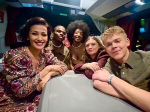 Karima Charni Instagram - Mesdames & messieurs, vous les avez plébiscité: voici les demi-finalistes de la Star Academy 2024! 

✨ @cha_doree26 @marinedmusique @francklenar @ebonyqueensheba ✨

From le bus 🚌 with love 💕 

@staracademytf1 @tf1 @endemolfr @dmls_tv