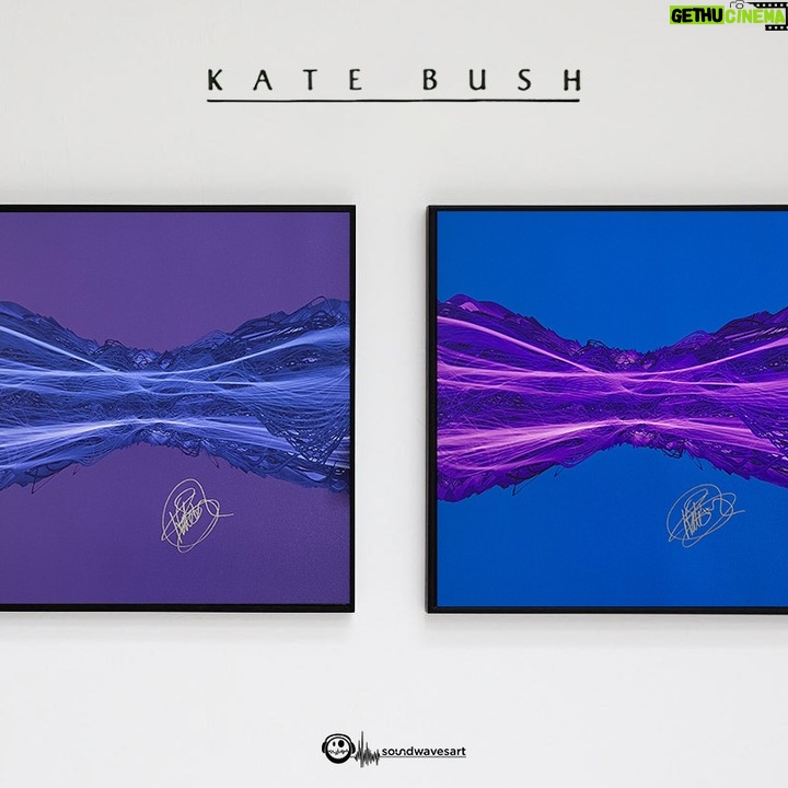Kate Bush - 4.6K Likes - Last year, @soundwaves_art and artist Tim Wakefield worked to create a collection of artworks from the audio recording of "Running Up That Hill".
Kate signed a limited number of prints and all the profits went to @warchilduk
There are a couple prints left in stock, so @soundwaves_art are re-releasing them to give the charity one last fundraising boost before the end of the year. Available here: https://soundwavesartfoundation.com/collections/kate-bush and link in Bio
