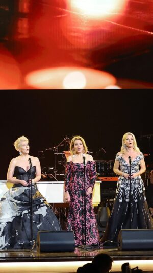 Kelli O'Hara Instagram - A heavenly performance.

During the #GRAMMYPremiere Ceremony, #KelliOHara, #ReneeFleming, #JoyceDiDonato, and #KevinPuts performed “All Along.” #GRAMMYs