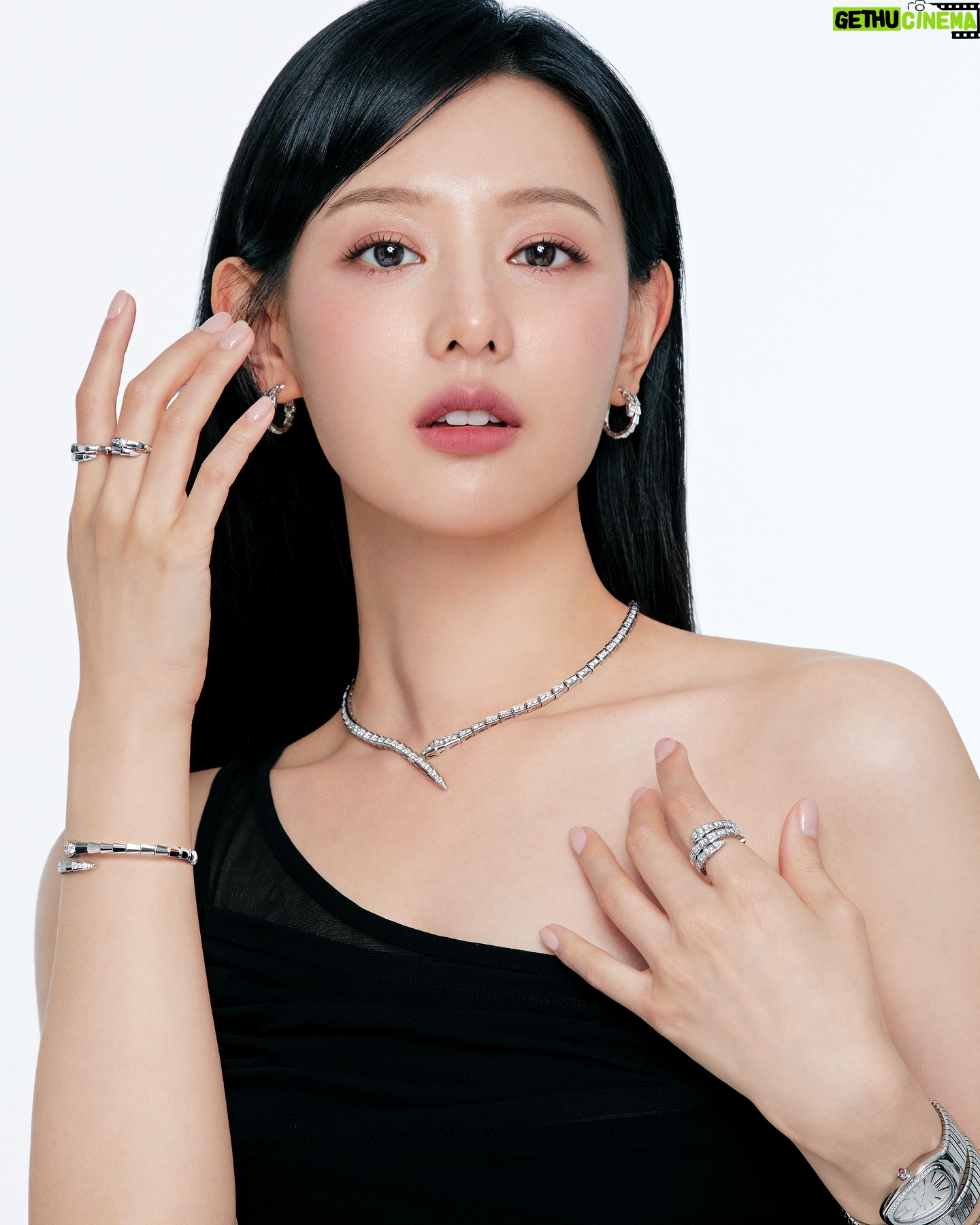 Kim Ji-won - 1.8 Million Likes - 뱀의 해를 맞아 변화와 진화를 상징하는 불가리의 세르펜티 컬렉션과 함께 했습니다💎🐍🤍 @Bvlgari #BvlgariSerpenti #불가리세르펜티