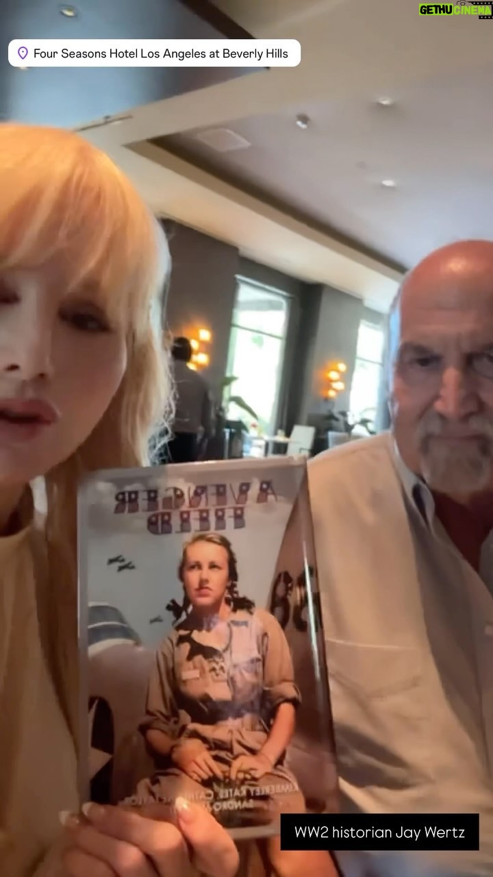 Kimberley Kates - 3 Likes - Had the pleasure of meeting with renowned WW2 historian, Jay Wertz today at the Four Seasons in Beverly Hills. Jay was a big help in various stages of creating Avenger Field. He’s been incredibly encouraging and keeps pushing me to write more on these remarkable women who have gone unacknowledged for so long - 🛩️🛩️🛩️