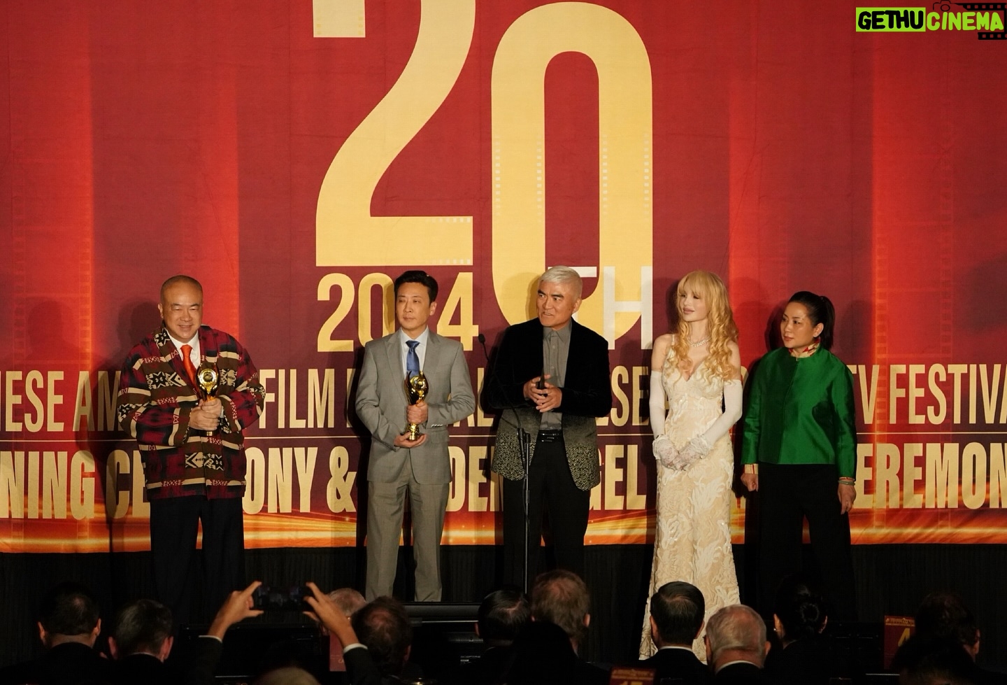Kimberley Kates - 808 Likes - The official photos from the awards ceremony at the 20th Chinese American Film Festival. Such an honor to present to some of the most talented filmmakers from China.
It was wildly fun doing an improv with the 2 actors on stage not speaking the same language
Thank you Diana Mendoza @dianamendozabeauty for hair & make-up and to my dear friends at @cafilmfestival - you all did a beautiful job producing the show ♥️♥️ #kimberleykates #awards