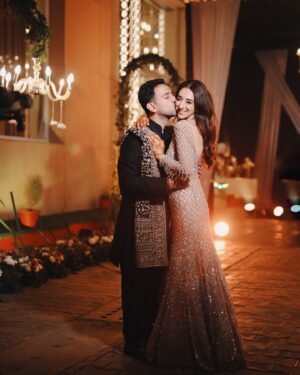 Kritika Avasthi Instagram - Day 3: When both went down on one knee, beginning of forever 💍♾️♥️
@piyushk003 🥰 

Our outfits @studybyjanak 
📸 @theweddingmantraproductions 
Mua @arshhia_19 @izna_by_arshhia 
Decor @weddings_houseofg 

#pikaboo #kritikkaavasthi #piyushkhatter #ring 
#gown #gowndress #mermaid 
#dance #rings #engaged💍 
#couple #couplegoals #shaadi 
#engaged #engagement #cocktails #cocktail #wedding #bridetobe #groom #bridal #groomtobe
