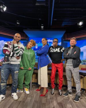Kron Moore Instagram - From the White House to our studio! Kron Moore pulled up to dish with us about the new season of 'The Oval'—and much more! 🔥

#DishNation