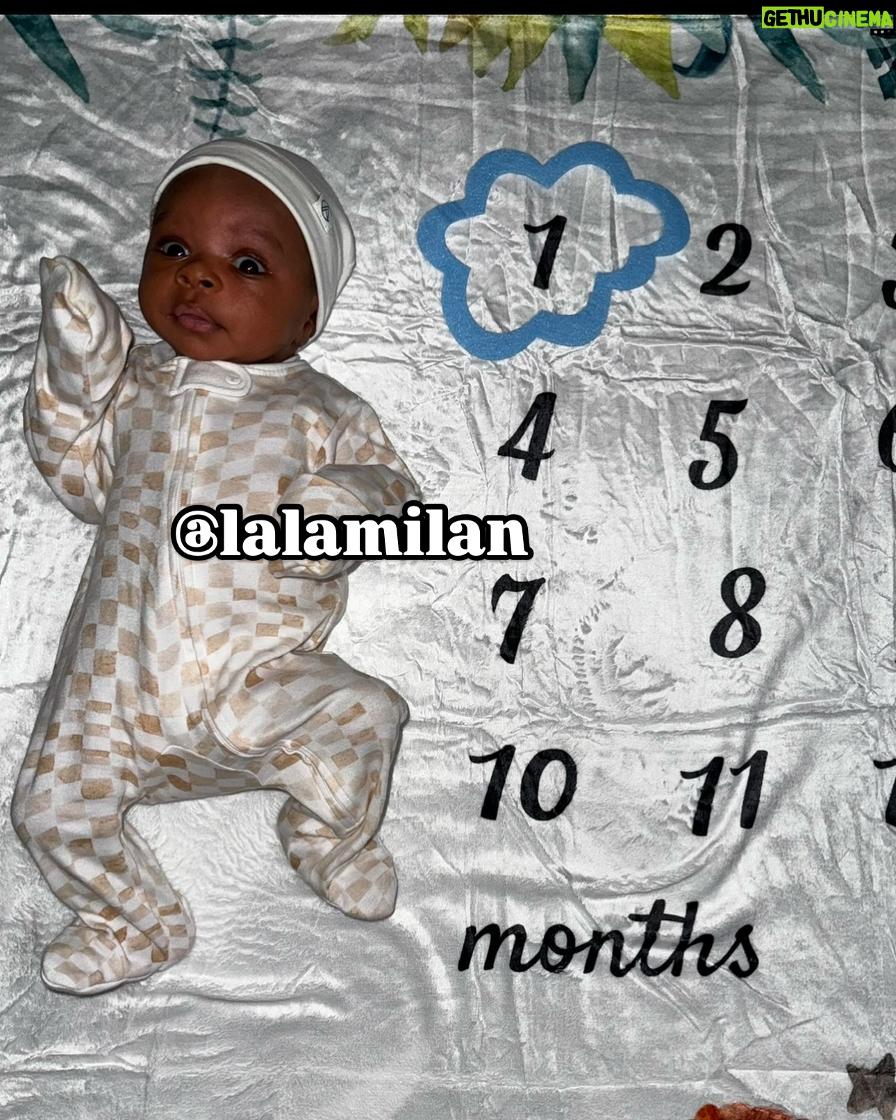 Lala Milan - 286.9K Likes - Still taking in the fact that my son is officially 1🥹 Excuse me while I reminisce😩 Here’s some photos from when he was in the womb, first born, and every month there after up to now. Happy Birthday Baby Boy🎉🎂