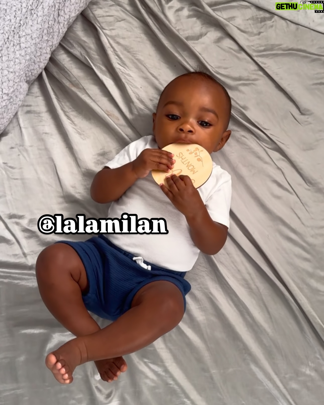 Lala Milan - 286.9K Likes - Still taking in the fact that my son is officially 1🥹 Excuse me while I reminisce😩 Here’s some photos from when he was in the womb, first born, and every month there after up to now. Happy Birthday Baby Boy🎉🎂