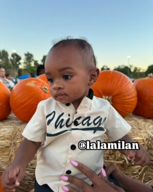 Lala Milan Instagram - Still taking in the fact that my son is officially 1🥹 Excuse me while I reminisce😩 Here’s some photos from when he was in the womb, first born, and every month there after up to now. Happy Birthday Baby Boy🎉🎂
