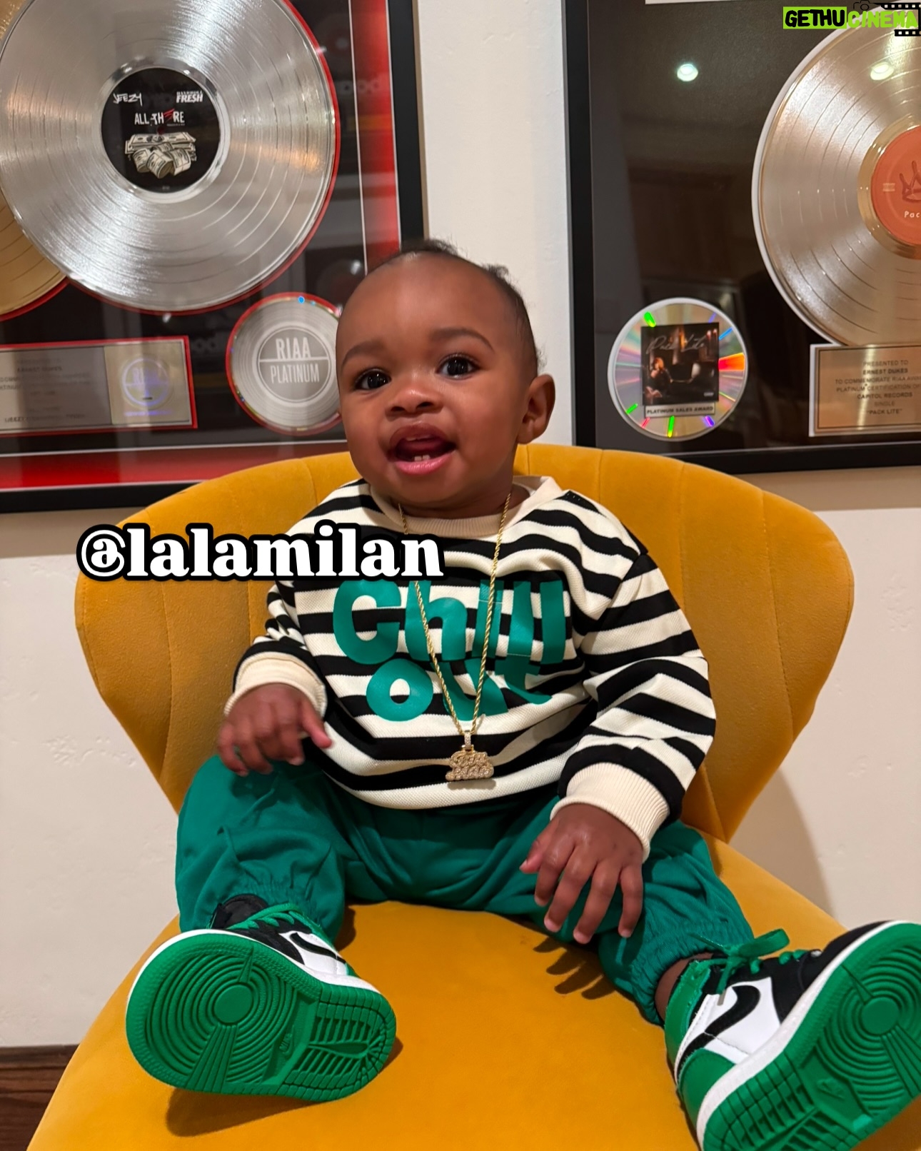 Lala Milan - 286.9K Likes - Still taking in the fact that my son is officially 1🥹 Excuse me while I reminisce😩 Here’s some photos from when he was in the womb, first born, and every month there after up to now. Happy Birthday Baby Boy🎉🎂