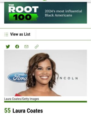 Laura Coates Instagram - Thank you so much to @the.root for this incredible honor. To be in the company of these amazing people is so humbling. Thank you!