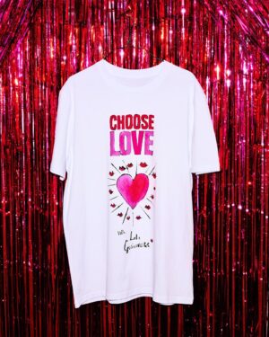 Laura Whitmore Instagram - We’re SO excited to show off this gorgeous collaboration with @lulu_guinness and @TheWhitmore 💖💖💖

For Valentine’s Day, Lulu Guinness chose love by supporting our work with refugees and displaced people all around the world.

Lulu Guinness has designed an iconic hand-drawn T-shirt and tote bag celebrating and spreading the Choose Love message. All proceeds from this very special T-shirt and tote bag, as well as 30% of proceeds from the ‘Lips’ clutch collection will be donated directly to our work, supporting those who need it most.

Huge thanks to the amazing Lulu Guinness team for their incredible generosity and stunning style, and our friend and long-term supporter, Laura Whitmore for fronting the campaign. 

Choose Love this February, and look great while doing it, by shopping the collection at the link in our bio.

Everything you buy makes a huge difference 💖