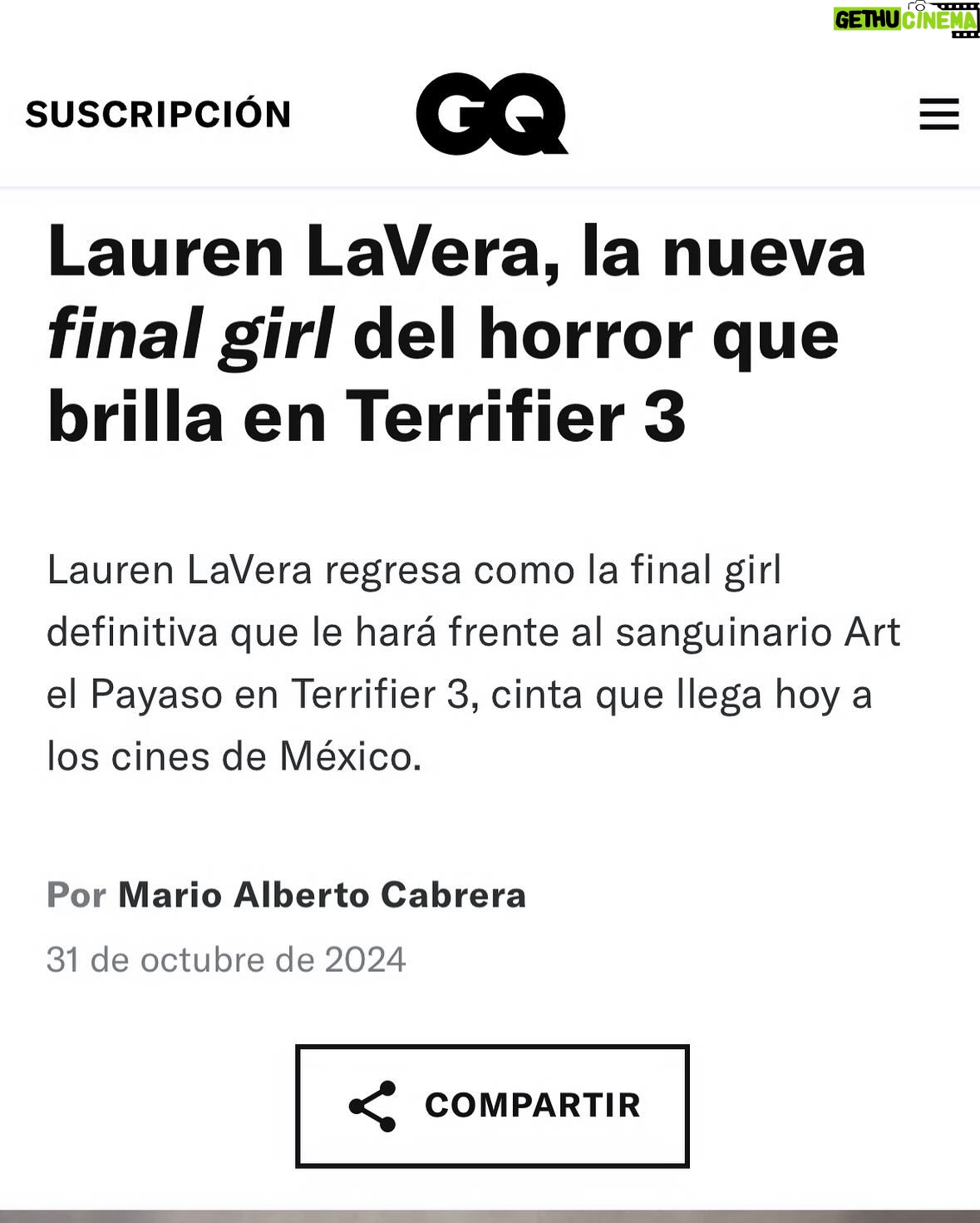 Lauren LaVera - 41.5K Likes - ⨠GQ āØ
Honored to be featured in GQ Mexico!
Thank you so much @gqmexico for having me. š©·
As always, a special thanks to my team at @teamportrait & @lewkmgmt š
šø @kellybalch (2 for 2 today š)
š @abhairmakeup
š @sir_t0n
Last pic details:
Shot by @jonpremosch
HMU by @annettedavenportbeauty
Styled by @naomizinns and assisted by @aliyah.monet
Lighting by @miguelesparzaphoto