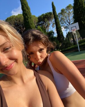 Lilly Krug Instagram - Happiest of birthdays to the angel @clarasali 🩵 I cannot even fathom the amount of life we’ve shared. We’ve had so many firsts together - sun strokes, crushes, being sisters in our first musical, drunk escapades, or having our first kiss with the same guy (ups). No matter, if we’re traveling to foreign countries or on the Basketball, Volleyball, and Soccer teams together, every moment with you, is unforgettable. You have a heart of gold, and I’m so lucky to experience all of life with you 🤍💌