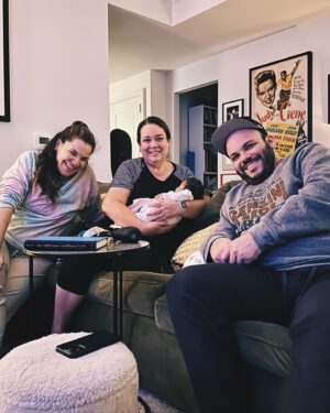 Lindsay Mendez Instagram - Thankful.
I am unbelievably thankful this year for family. My family and friends have always shown up for me…but this year, with a million life events packed in…a tv series, a Broadway show, a wedding, a 3 year old’s first day of school, a Tony season, the birth of a new baby, a move….they have been strong, kind, loving, and unrelenting in their support and encouragement…and even at times where I didn’t think I would make it…their energy pushed me through.

And then there’s my beautiful husband…who became “husband” this year. It took me until now to believe I deserved someone as wonderful as you, J. And while I weep for the girl who settled for less and thought so little of herself for so long…I rejoice in how all of those lessons got me here…and feel so honored to be walking this life with you. This life…culminating to the birth of our amazing daughter, Ruby.
The only thing missing today…our sweet Lucille. She is spending thanksgiving with her dad this year. Shared custody i heartbreaking and difficult to say the least. But I’m grateful beyond measure for the amazing little girl she is. 
And during holidays where I don’t have her…how lucky I am to have this family around me.
Get good people to surround you. If anyone makes you feel less than, small, or worthless…ditch them. Life is too short. Feel proud. Feel warmth. Feel energized. Happy Thanksgiving to all.