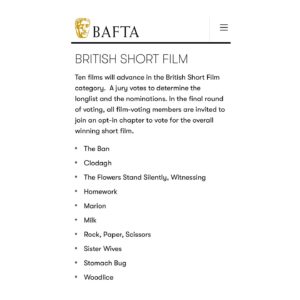 Louisa Connolly-Burnham Instagram - SISTER WIVES has been longlisted for a BAFTA. A literal BAFTA. I cannot put into words how much this means to me & my team. Making this film has been the greatest joy of my life. We put our whole heart into it. We created @sisterwivesfilm for those trapped in situations where fear & circumstance prevents them from loving who they want & embracing who they truly are. Thank you @BAFTA & everyone that voted. It means more than we can possibly say 🩷

Kadence: @louisaconnollyburnham 
Galilee: @mia_mbruce 
Jeremiah: @michaelcfox 
Eden: @darcywillisonsloan 
Virtue: @jadiehobson 
Lynlee: @_lisaoc 
Charity: @augusta.woods 
Warren: @kuhldietmar 

Writer/Director: @louisaconnollyburnham 
Producers: @louisaconnollyburnham & @augusta.woods

Edit: @chloe.kilby 
Colour: @imkarol.colour 
Composer: @jamesnewmusic 
Sound Design: @molinarepost

Re-recording Mixer: @lensound 
Dialogue Editor: @confusedrocker 
SFX Editor: @_kirsty.g 
Foley: @zoekingfoley 
Foley: @chesca_bourne
ADR: @senorturtle
Music Mix: @frankcolucci

DP: @angelaneildop
1st AC: @robertshaw_oneword 
2nd AC: @ssuzanne_s 
Op: @meurig_dop 
Grip: @jay.grip @connorhartridge @thegripcompany 

1st AD: @emilyjanesheppard 
Script Sup: @merrynrae 

Gaffer: @tclighting 
Spark: @christinealexander94 

Prod Design: @harrisonclark 

Mixer: @emilycomptonsound 
Boom: @india_holdstock 

Costume Designer: @conniejwoods 
Asst: @_.chloethomas_ 

HMU Designer: @4th_storm 
Asst: @ellismckennabruce 

Intimacy Coord: @stellamoss 
IC Asst: @rosefletch 

VFX:
@leew_vfx
@njglong 
@freiwasserfilm
@borsarinicola 

Prod Assts:
@rosefletch 
@lauren_carver_ 
@mollyvjones 
@elishamistretta 
@issycarr__ 
@tjmanders 

Prod Comps: @thimblefilms @trackfilmsltd @firstflightspro @goldfinchuk 

Camera Kit: @focuscanning 

PR: @londonflairpr 

EPS:

@emilyeverdee 
@kuhldietmar 
@nicksadlernsdmt 
@kbbluebell 
@mia_mbruce 
@brianmaydotca 
@bollieleejarratt 
@owenpalmiotti 
@eliinbethesda 
@kingsleyland 
@schadowschroeder 
@barryvonk85 
@thecrabzilla 
@wegs_world 
@healing.light.films 
@dywayne_thomas 
@sandromonetti
@david.treatman 
@oaklandurban 
@quikmax 
Anne Burnham
Shannon Prynoski
M. Sean Agnew
Anthony Burnham
Robert Hoffman
John Kelleher