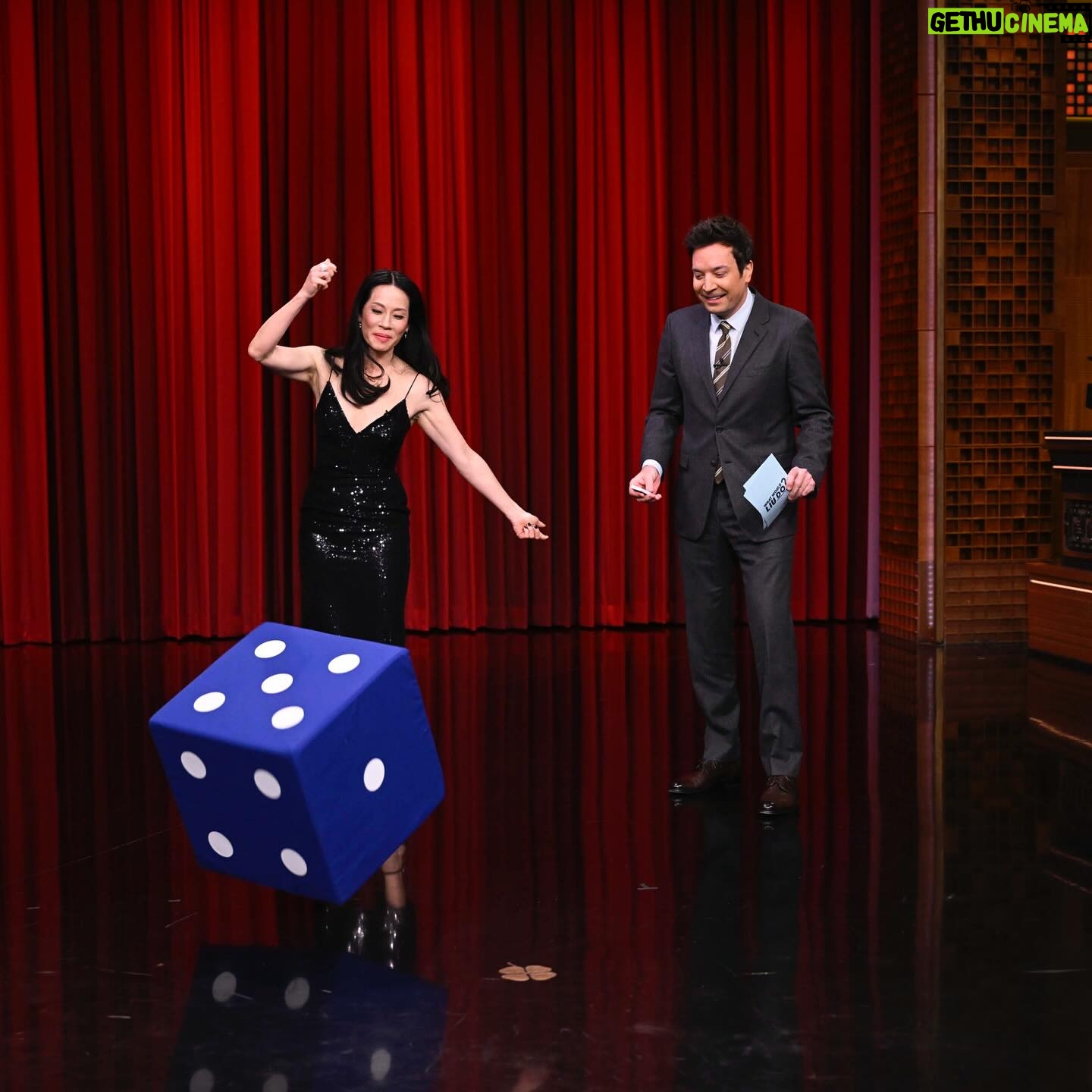 Lucy Liu - 75.7K Likes - Always fun catching up with pal @jimmyfallon @fallontonight SO MANY LAUGHS
@neonrated #presence
πΈ: @toddowyoung
Todd Owyoung/NBC