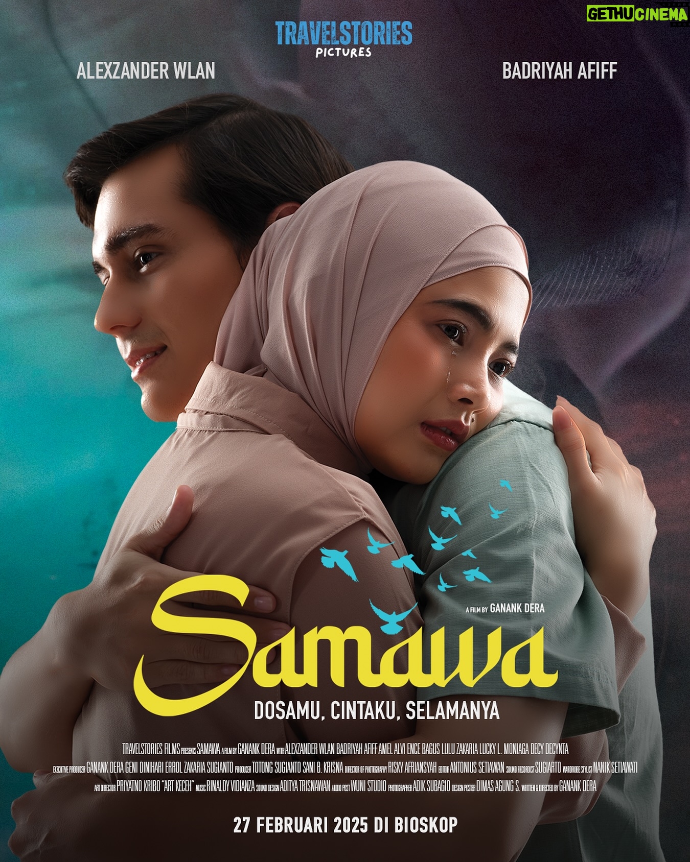 Lulu Zakaria - 278 Likes - Official Poster - SAMAWA
Yura (@badriyahafiff) tumbuh dengan kultur keluarga jawa yang kuat. Setelah menikah dengan Andy (@alexzander.wlan) perlahan kegelapan dalam keluarga kecilnya muncul. Dosa suaminya membuat dia harus menghadapi kenyataan pahit yang harus muncul setiap waktu dalam rumah tangganya.
Dalam hidupnya, Yura memegang prinsip bahwa seorang istri harus selalu patuh kepada suami. Mampukah Yura menciptakan “Samawa” dalam keluarganya, sementara dosa-dosa suaminya seakan tak pernah terhapuskan.
Film SAMAWA karya @ganankdera_tsf dibintangi oleh @alexzander.wlan @badriyahafiff @amelalvireal @decynta31 @encebagus_ @luluzakaria70 @lucky_moniaga
SAMAWA tayang di bioskop mulai 27 Februari 2025.
#SemogaSamawa #WajibSamawa #FilmSamawa #Samawa #FilmIndonesia