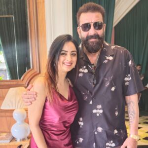 Madirakshi Mundle Instagram - Dreams do come true!

My saajan moments ❤️ 

Waastav me Khalnayak 🌟 

I had the privilege of sharing a beautiful lunch table with the incomparable Sanjay Ji @duttsanjay

What struck me most was his humility and down-to-earth nature. His soft-spoken demeanor and kind heart left me speechless. 

Witnessing his brilliance firsthand was truly awe-inspiring. I'm still searching for words to express the depth of this unforgettable experience 
 ❤️ 

#SanjayDutt #DreamComeTrue #HumilityPersonified
#loveu #mysaajanaamoments #dubaidairies #dubai🇦🇪 
#moments #blessed #harharmahadev