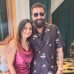 Madirakshi Mundle Instagram - Dreams do come true!

My saajan moments ❤️ 

Waastav me Khalnayak 🌟 

I had the privilege of sharing a beautiful lunch table with the incomparable Sanjay Ji @duttsanjay

What struck me most was his humility and down-to-earth nature. His soft-spoken demeanor and kind heart left me speechless. 

Witnessing his brilliance firsthand was truly awe-inspiring. I'm still searching for words to express the depth of this unforgettable experience 
 ❤️ 

#SanjayDutt #DreamComeTrue #HumilityPersonified
#loveu #mysaajanaamoments #dubaidairies #dubai🇦🇪 
#moments #blessed #harharmahadev