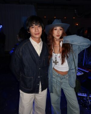 Mae Tan Instagram - In blue and thinking of you 💙👖🏜️🌟
Always fun when old friends and new ones come together. Got the first hand preview of the new @Levis Blue Tab, a collection that focuses on the future of denim, all while focusing on craft, MADE IN JAPAN of course! If you don’t know, I’m a sucker for Japanese brands and craftsmanship! I fell in love all with Levi’s pants over again (still wearing them as we speak)  #FollowTheBlueTab @Levis_Sea 💙