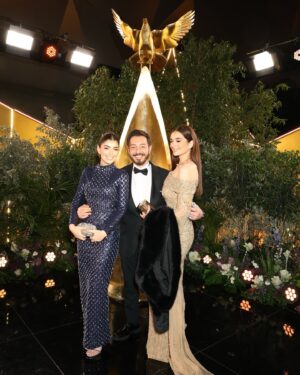 Malak Ahmed Zaher Instagram - The Zaher Fam✨ 

@joyawards 💜