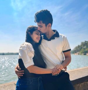 Mansi Joshi Instagram - Feels like a blessing every day with you ❤️🧿💫

Thank you Raghav for just being there and filling all the void, not just for me but for my family as well😘
 I love you 💝 M/R

#love #couplegoals #mansiraghav #love #bff