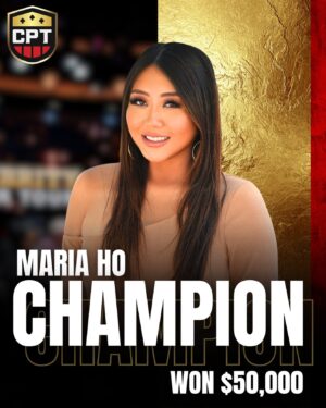 Maria Ho Instagram - She’s done it AGAIN 🤯 The first TWO TIME CHAMPION as @maria_ho wins the CPT Championship for $50,000 😵‍💫