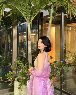 Mariam Ansari Instagram - Purple Princess 💜

Wearing @farahtalibaziz