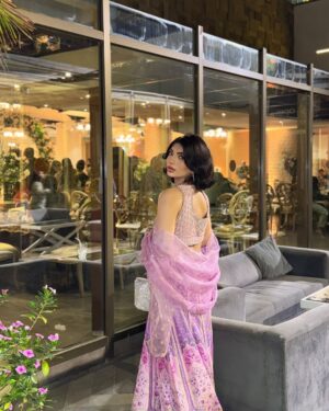 Mariam Ansari Instagram - Purple Princess 💜

Wearing @farahtalibaziz
