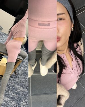 Mary Sara Instagram - 最近は、ピラティス行く時も
ちゃんとメイクしてる🪽

そしてSKIMSのコットンリブシリーズがお気に入り