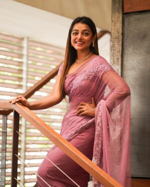 Meera Anil Instagram - Pic captured and touched @jibinphotography_ 
Styling and blouse done @vasudevan.arun 

EVENT TIME❤️