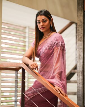 Meera Anil Instagram - Pic captured and touched @jibinphotography_ 
Styling and blouse done @vasudevan.arun 

EVENT TIME❤️