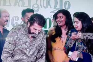 Megha Thomas Instagram - Little M with the Big M. ✨🥂
@mammootty 

📸- @saranblackstar 😎

#grateful #mammukka 🙏🏻 #birthdayspecial