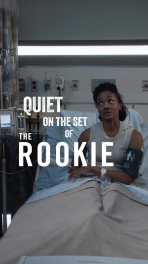 Mekia Cox Instagram - Quiet on set! 😂 Catch the next blooper tomorrow from @lissethchavez! #TheRookie