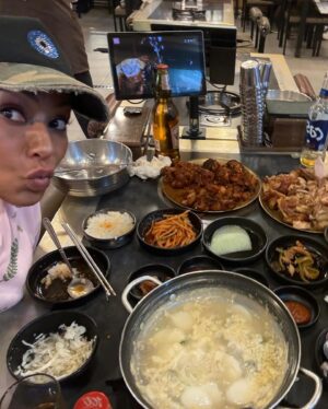 Mel B Instagram - Korea you have my hearttt  we had SOO much fun and cant wait for you to see what we have coming....

1. Me and Bunton in our favrouitw clothes
2. Looking for some local food
3. When we couldnt decide what to order so we trying everything
4. The palace!
5. The best tea experiencw I ever had
6. Filming something…
7. Laughing away always with you Bunton
8. The videos I send after a long dayyyy ahahahh
9. Best trip with my best mate @emmaleebunton