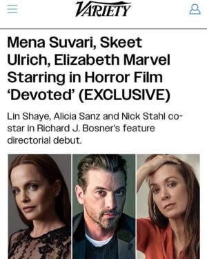 Mena Suvari Instagram - So so happy for you @rickbosner and beyond grateful to have had this opportunity to stand alongside and work with you. 
You are such an exceptional light, and I appreciate every moment that we had together in bringing this passion of yours to life. 
Thank you for your faith in me and for always being the most wonderful leader! 
We appreciate you!!
✨🩵✨