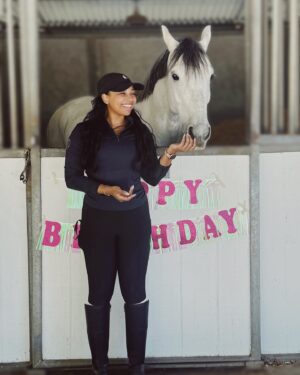 Mica Burton Instagram - There’s a thing that fucking sucks about being an equestrian. Sometimes the horse that you love with your whole goddamn heart isn’t the right horse for you anymore for any number of reasons, and you have to sell them to a new wonderful home. Aragorn and I have never been the perfect fit: he’s pretty small, he and I both have crazy anxiety which is an endless circle of spooking and panic, and sometimes it’s just a fact that the rider and horse are just a complicated match. That was only in the saddle though. Every other second of every day, he was my perfect angel boy. I love him with my whole heart and soul and he will always be my heart horse. Thanks to @cellardoorequestrian who I trust with my life, she has found him a perfect and loving new home, so I am not worried. I will miss him. Always.

No photos of us riding— that wasn’t the most important thing to me with him. Only pictures of us and our partnership because goddamn we were partners. He’s saved my ass in the saddle more times than he or I have spooked. 

I’ll miss sharing apples. I taught him how to give me kisses on the cheek, and he was a good listener. I know his new owner will love him. 

Please scroll all the way to the last two videos in this carousel— it’s him running in a huge field, happier than I’ve ever seen him, with the sunset so perfect in the background it looks like it was directed by Denis Villeneuve. 

All this to say. I love you Drambuie Z aka Aragorn. 

“I would rather share one lifetime with you than face all the ages of this world alone.” And my time with you was the best timeline. I’ll never be alone. 🖤