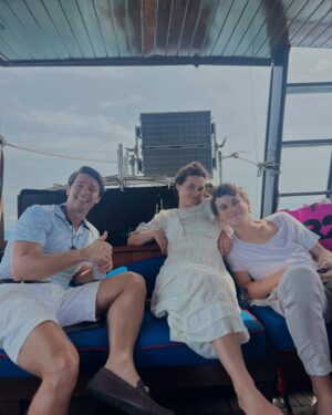 Michelle Monaghan Instagram - They don’t call it “the land of smiles” for nothing. 🫶  #thewhitelotus #bts #episode1 #thailand 🪷